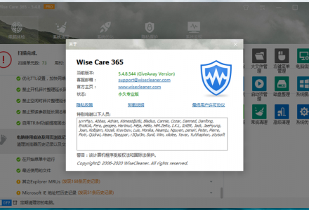 Wise Care 365 PRO v5.5.4.549 绿色特别版-青梅博客